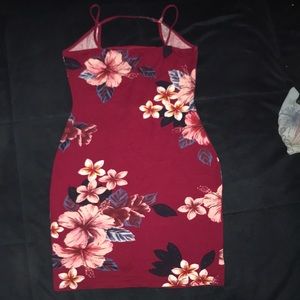 Body con Hawaiian floral dress